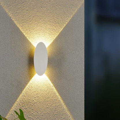 STRALO LED Wandlamp Buiten – IP65 – Warm Wit – Ovaal of Rechthoek – 6W