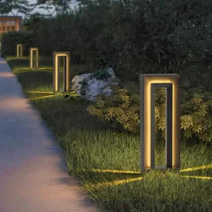 VELTURA Padlamp – Moderne LED Buitenverlichting – IP66 – Roestvrij Staal & Acryl