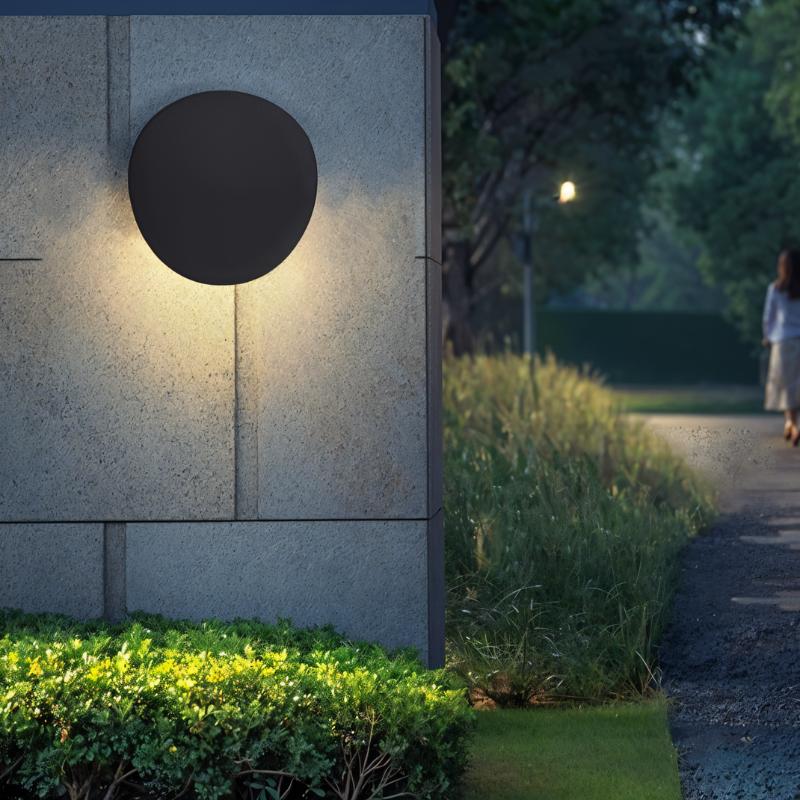 Curvalux – Moderne Wandlamp Zwart/Wit | LED | IP65 Waterdicht