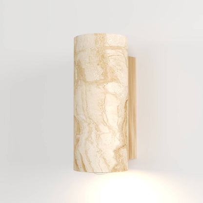 Travilo – Wandlamp van Travertijn | Modern Design | Warm LED