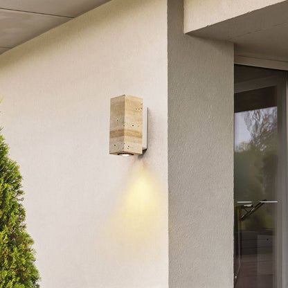 Travilo – Wandlamp van Travertijn | Modern Design | Warm LED