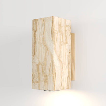 Travilo – Wandlamp van Travertijn | Modern Design | Warm LED