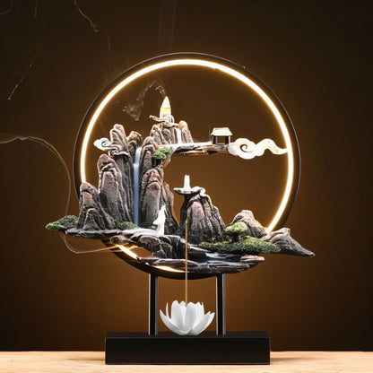 ZenGlow – Tafellamp & Wierookbrander in Eén | LED Verlichting