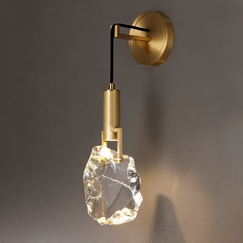 Auréla – Kristallen Wandlamp met Gouden Accent | Luxe LED Verlichting