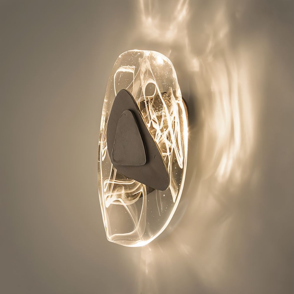 Crystella – Wandlamp van Glas & IJzer | Sfeervol LED Licht