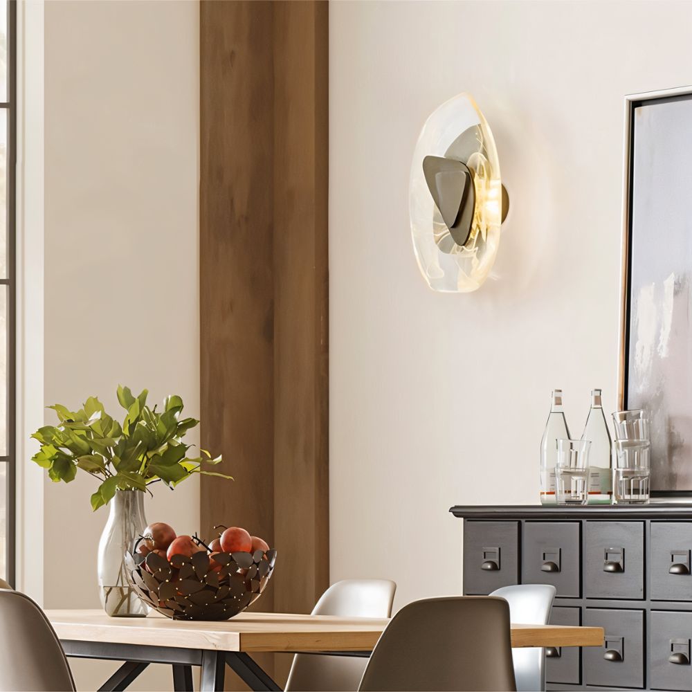 Crystella – Wandlamp van Glas & IJzer | Sfeervol LED Licht