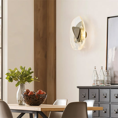 Crystella – Wandlamp van Glas & IJzer | Sfeervol LED Licht