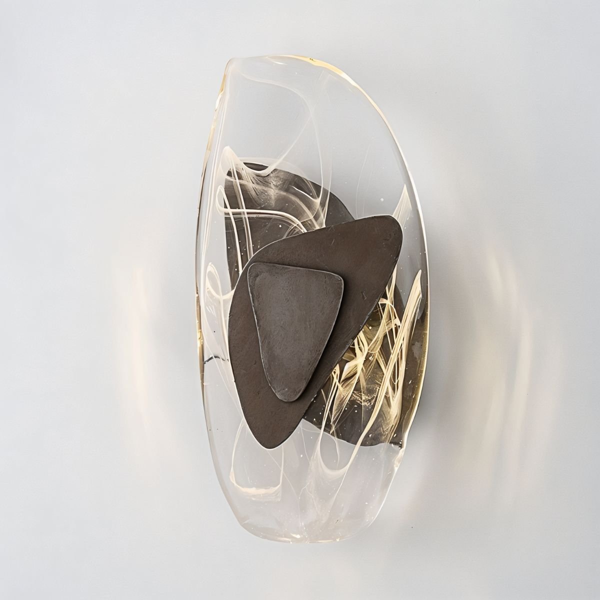 Crystella – Wandlamp van Glas & IJzer | Sfeervol LED Licht