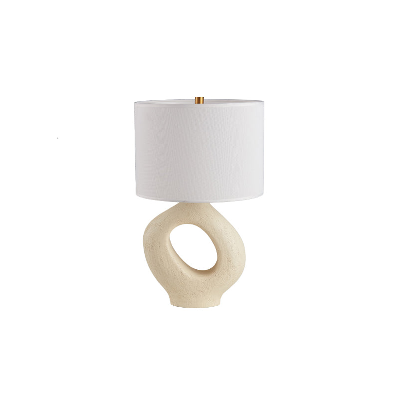 ModernGlow – Resin Tafellamp met Linnen Scherm