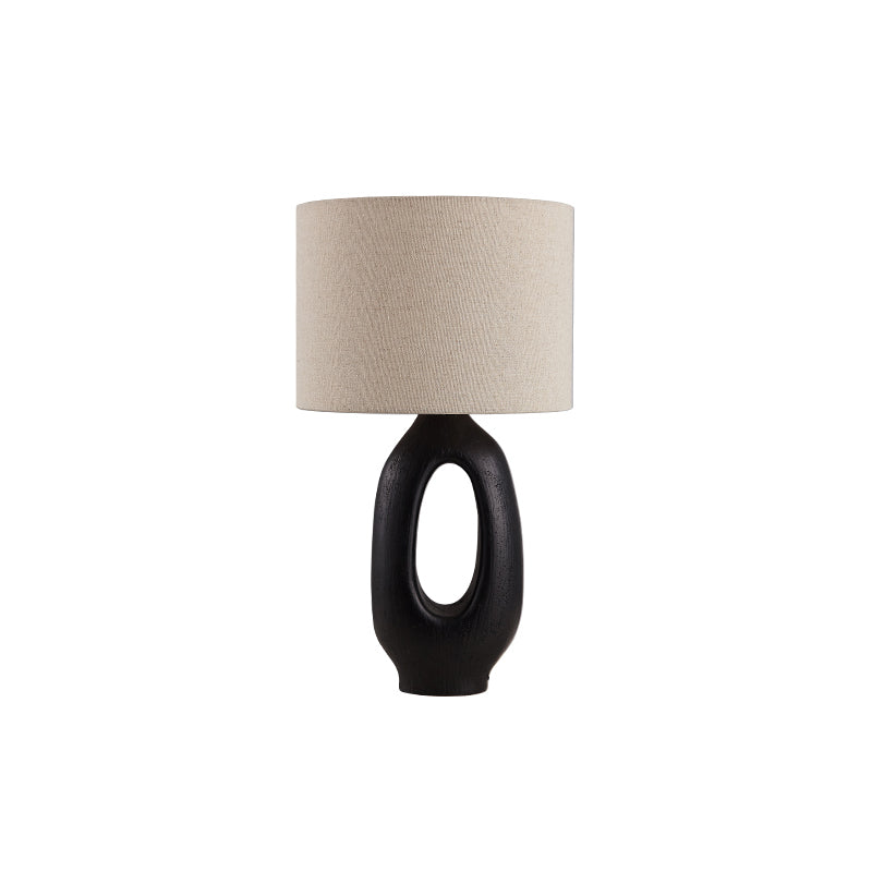 ModernGlow – Resin Tafellamp met Linnen Scherm