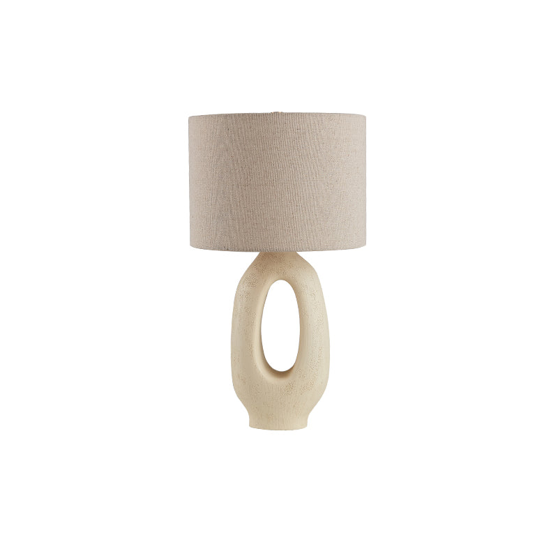 ModernGlow – Resin Tafellamp met Linnen Scherm