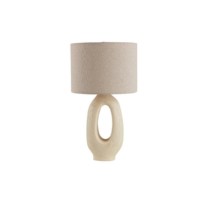 ModernGlow – Resin Tafellamp met Linnen Scherm