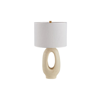 ModernGlow – Resin Tafellamp met Linnen Scherm