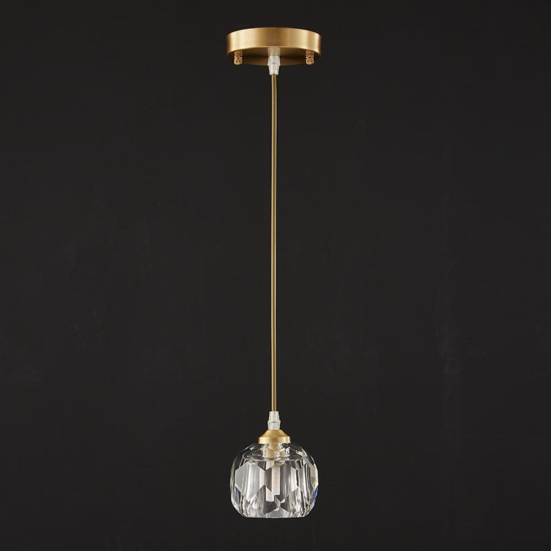 1-Licht Kristallen Hanglamp