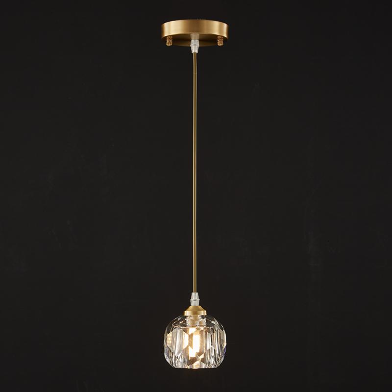 1-Licht Kristallen Hanglamp