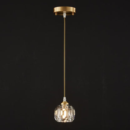 1-Licht Kristallen Hanglamp
