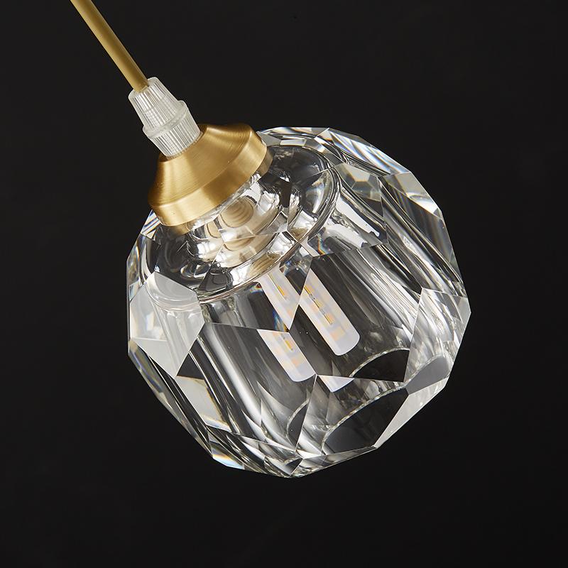 1-Licht Kristallen Hanglamp