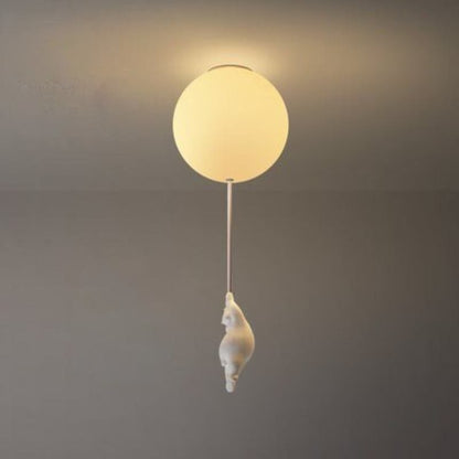 Up – Plafondlamp met Berenballon | Kinderkamer Verlichting | LED | 4 Formaten