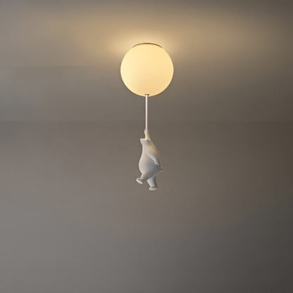 Up – Plafondlamp met Berenballon | Kinderkamer Verlichting | LED | 4 Formaten