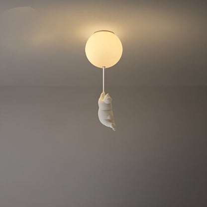 Up – Plafondlamp met Berenballon | Kinderkamer Verlichting | LED | 4 Formaten