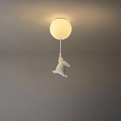 Up – Plafondlamp met Berenballon | Kinderkamer Verlichting | LED | 4 Formaten