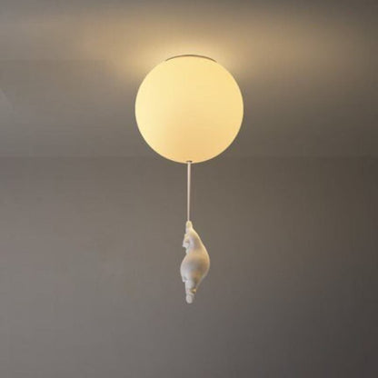 Up – Plafondlamp met Berenballon | Kinderkamer Verlichting | LED | 4 Formaten