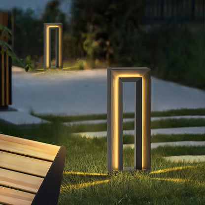 VELTURA Padlamp – Moderne LED Buitenverlichting – IP66 – Roestvrij Staal & Acryl