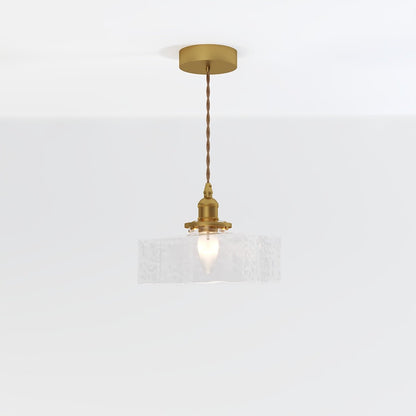 VerglaCube | Moderne Hanglamp – Glas & Textuur – LED Verlichting – Kunstobject voor Woonruimte of Galerie