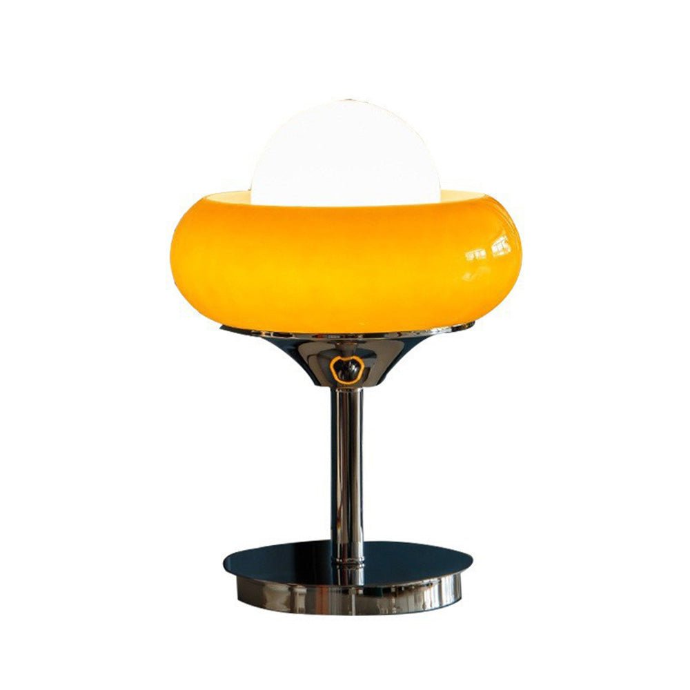 FormaGiallo | Stijlvolle Gele Bauhaus Tafellamp van Glas