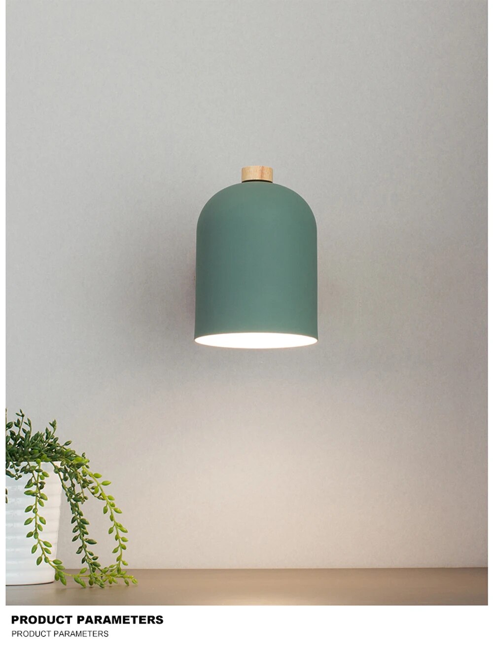 LumoLight - Scandinavische wandhanglamp van hout