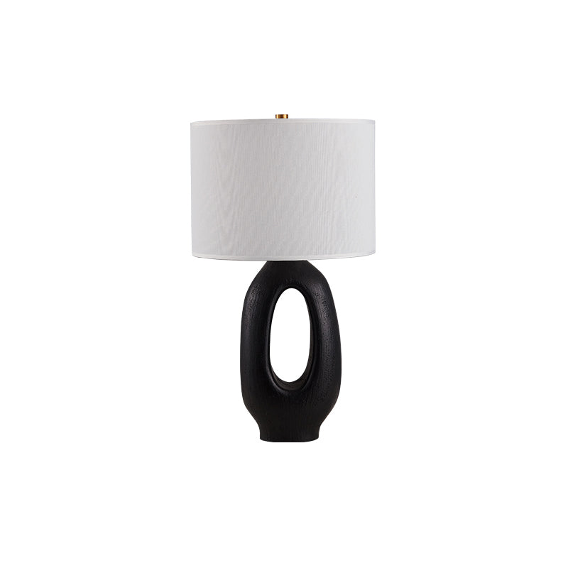 ModernGlow – Resin Tafellamp met Linnen Scherm