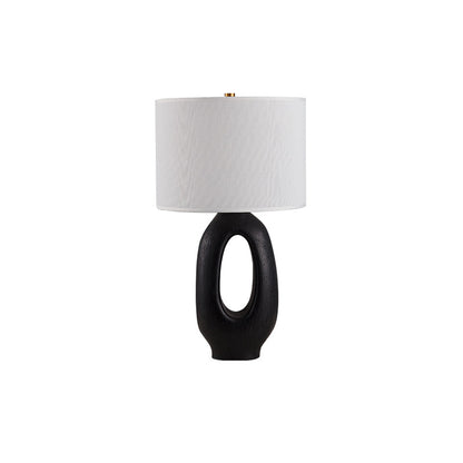 ModernGlow – Resin Tafellamp met Linnen Scherm